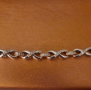 White Gold/Sterling Silver bracelet